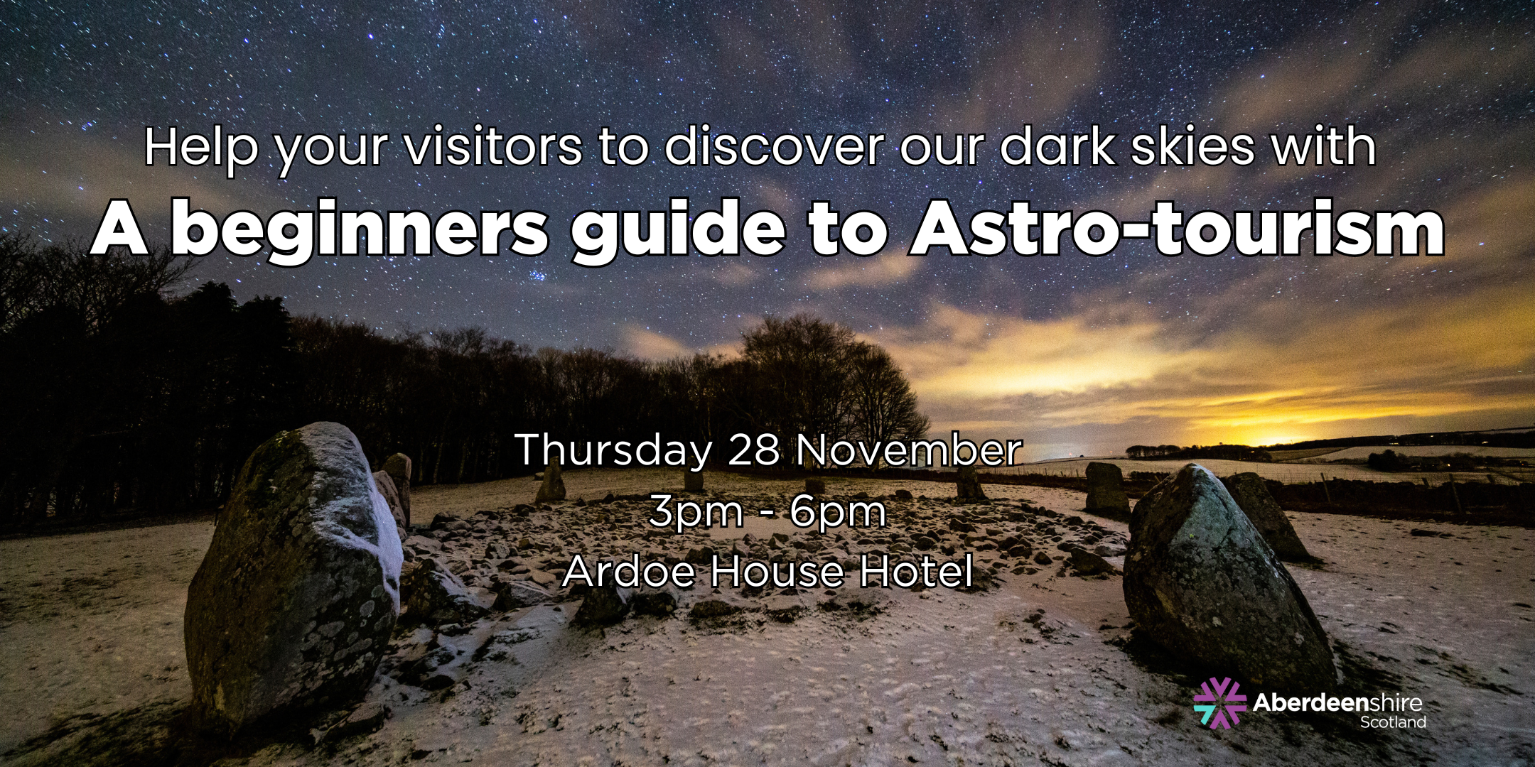 Help your visitors discover our dark skies with a beginners guide to Astro-tourism 